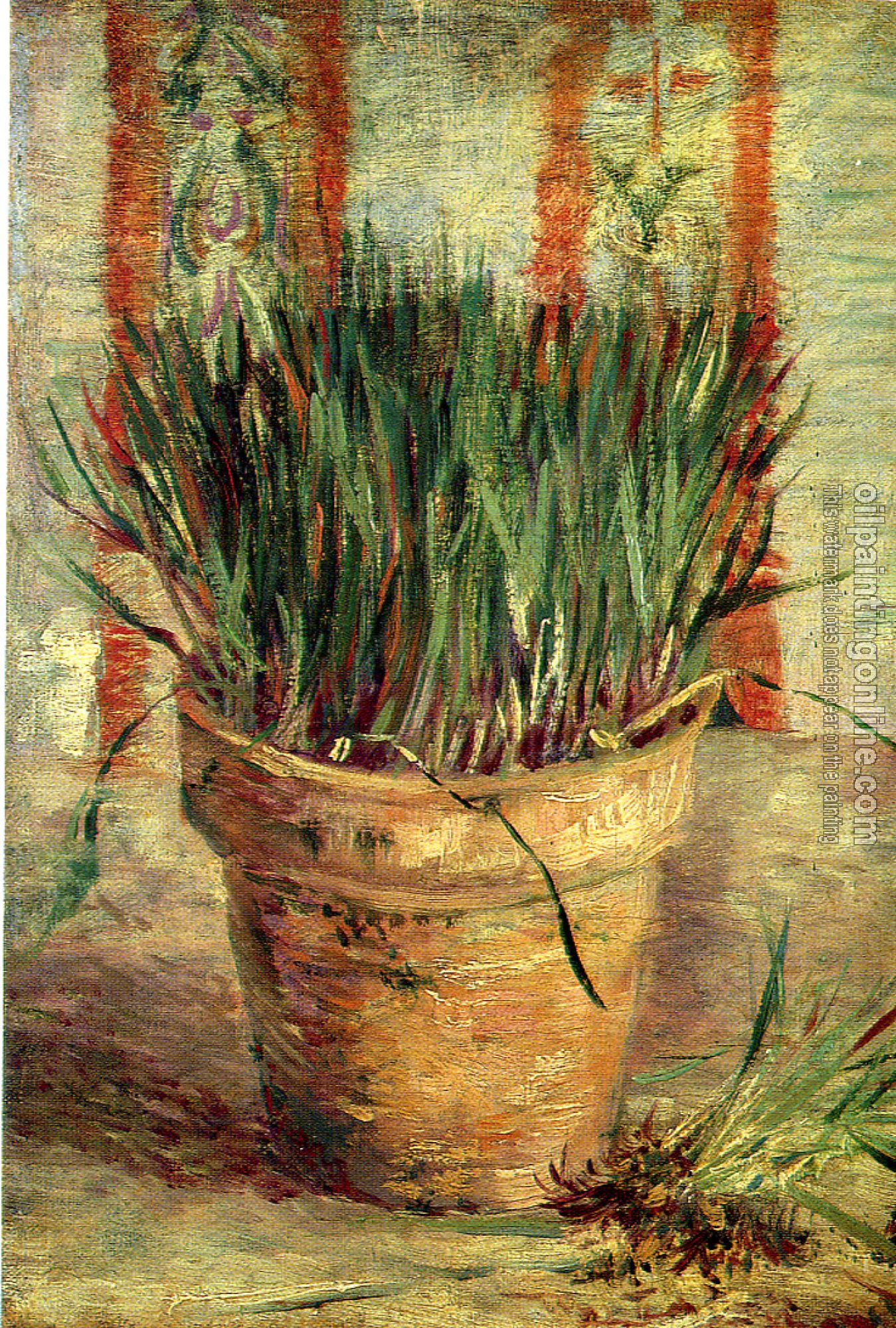 Gogh, Vincent van - Flowerpot with Chives